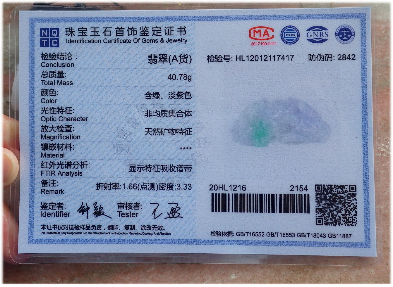 Certified Hand Carved Natural Green Myanmar Burma A Jade jadeite Dragon Pi Xiu Pendant Necklace