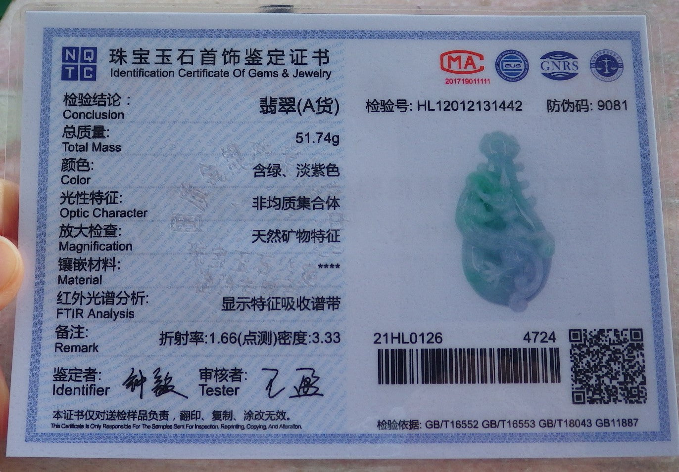 Certified Hand Carved Green Natural Burma A JADE Jadeite 10 PCS