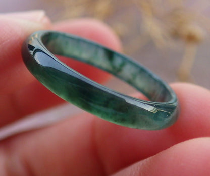 Certified Hand Carved Natural Grade A Jade jadeite Ring and Pendant