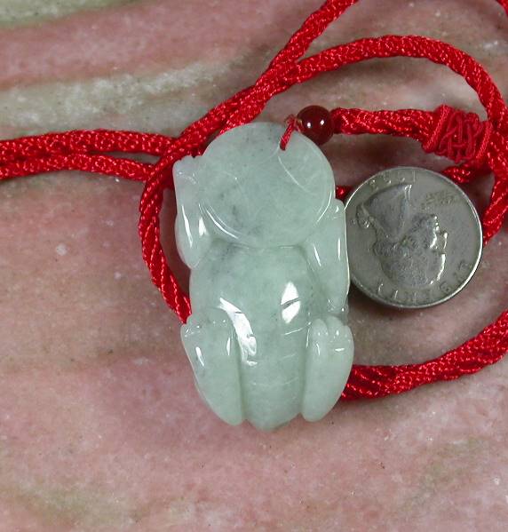 Certified Hand Carved Green Natural Hand Carved Myanmar Burma A Jade jadeite Dragon Pi Xiu Pendant Necklace