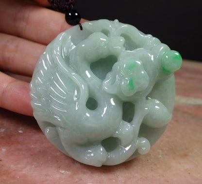 Certified Hand Carved Green Natural Burma A JADE Jadeite 10 PCS