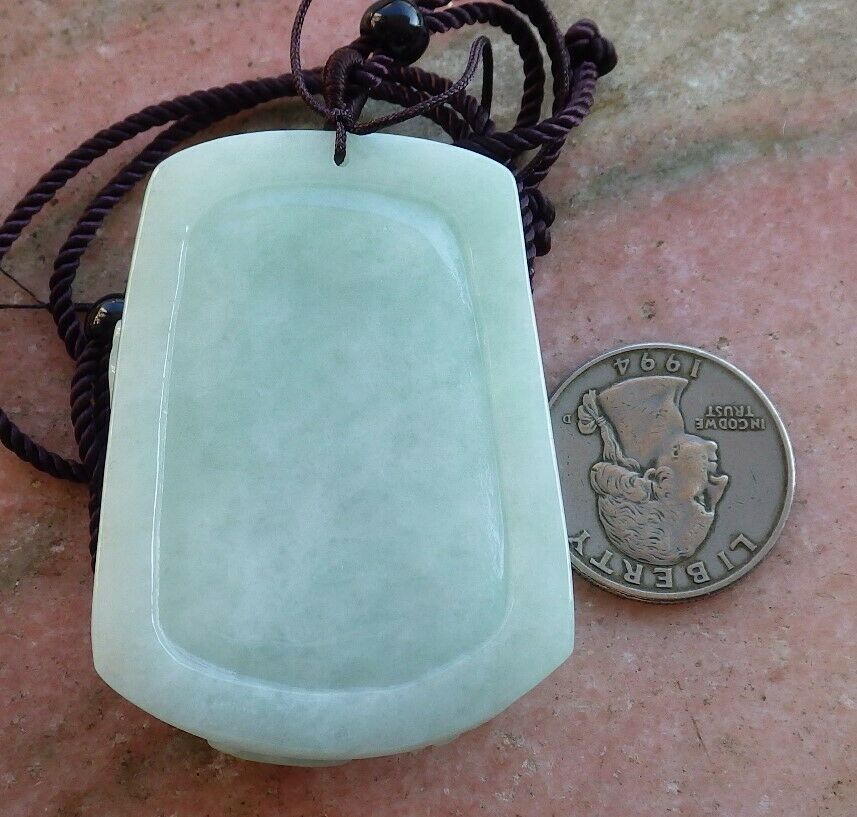 Certified Natural Burma Green 100% A Jade jadeite Phoenix Swan Duck Lotus Flower Pendant Necklace