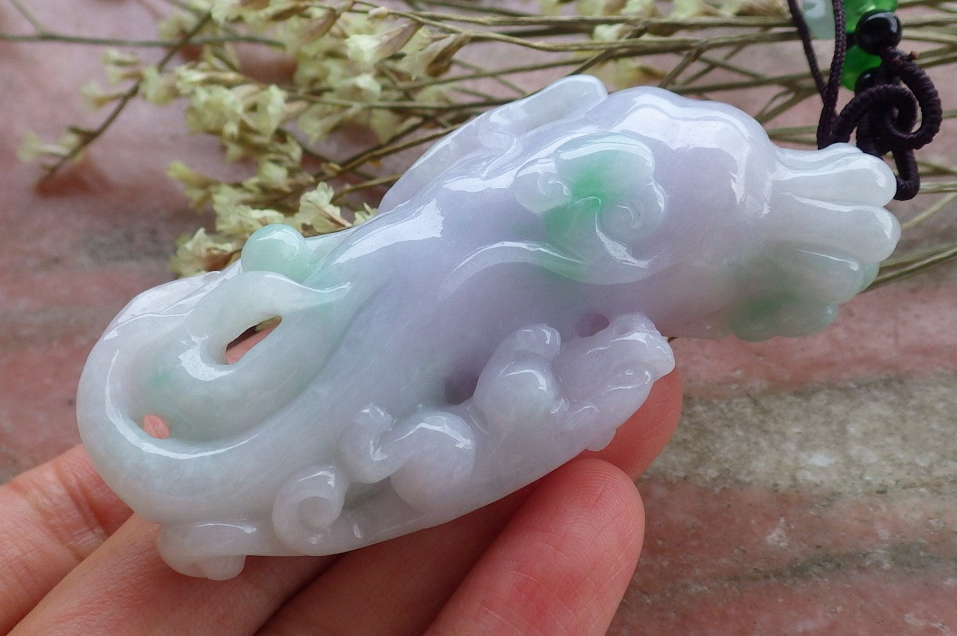 Certified Hand Carved Green Natural Burma A JADE Jadeite 10 PCS