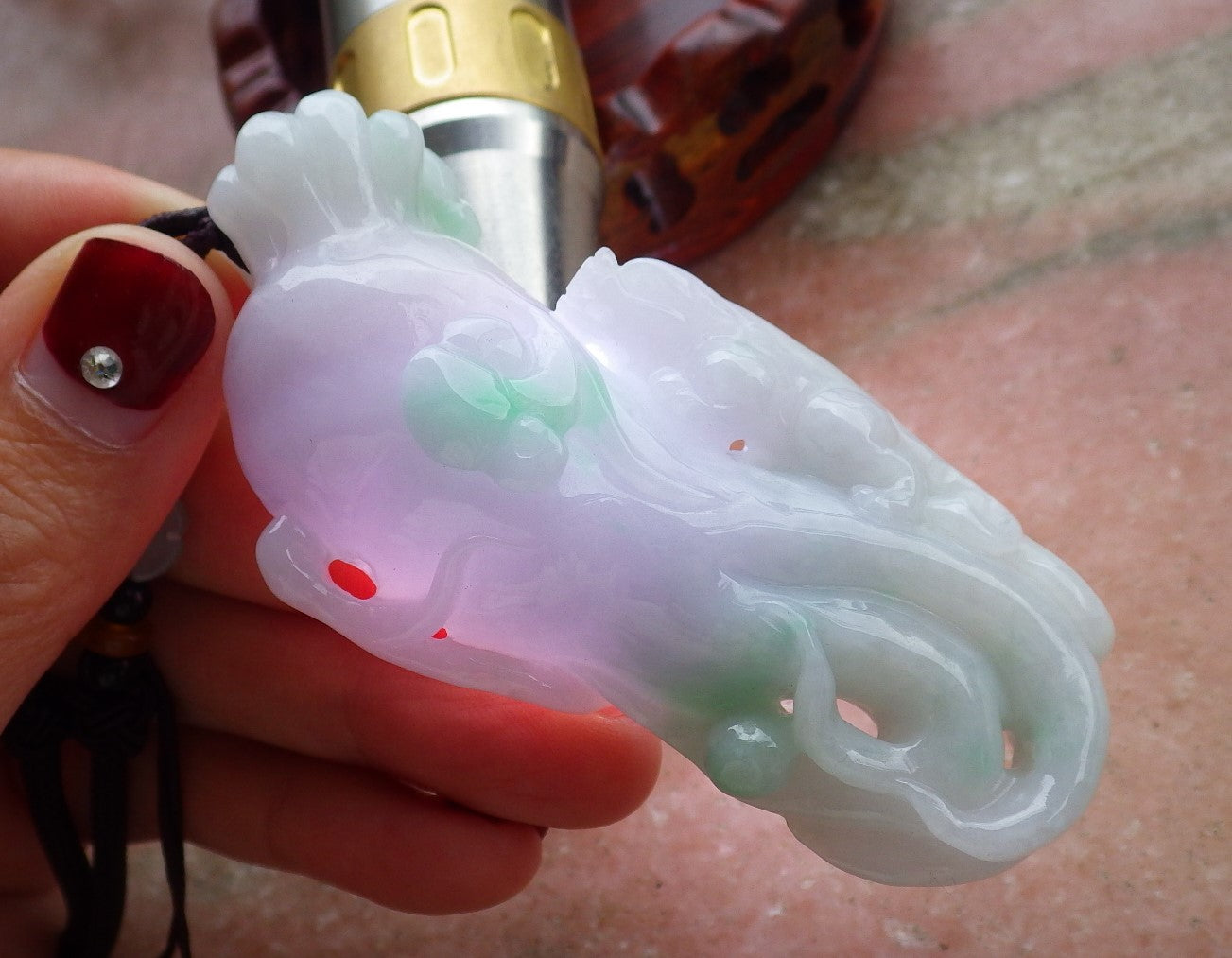 Certified Hand Carved Green Natural Burma A JADE Jadeite 10 PCS