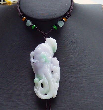 Certified Hand Carved Green Natural Burma A JADE Jadeite 10 PCS