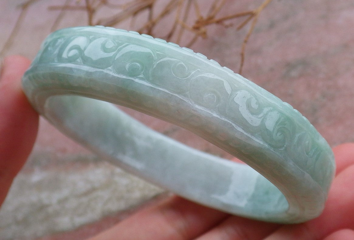 Certified Hand Carved Green Natural Burma A JADE Jadeite 10 PCS
