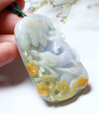 Certified Hand Carved Green Natural Burma A JADE Jadeite 10 PCS