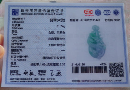 Certified Hand Carved Green Natural Burma A JADE Jadeite 10 PCS