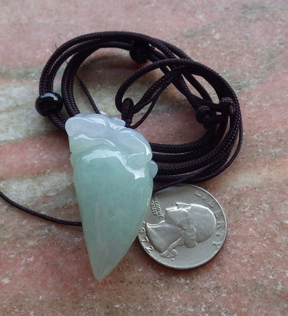 Certified Hand Carved Natural Myanmar Burma A Jade jadeite Monkey Peach Ruyi Pendant Necklace