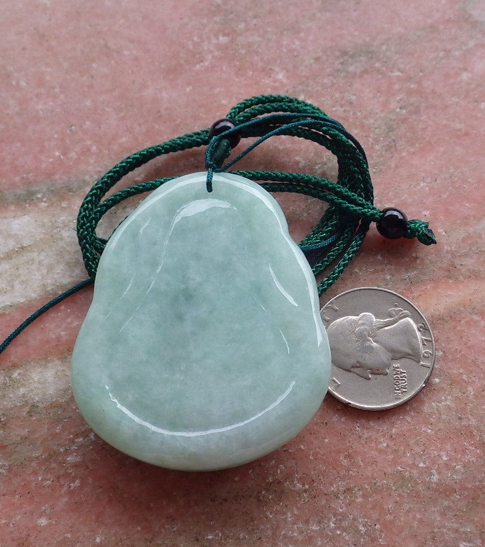 Certified Hand Carved Green Natural Myanmar Burma A Jade Jadeite Zodiac Tiger Pendant Necklace