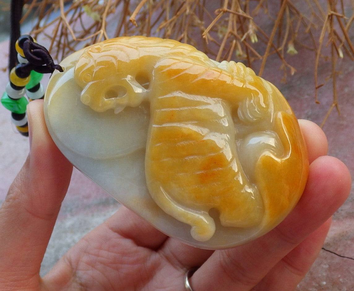 Certified Hand Carved Lavender Green Natural Myanmar Burma Grade A Jade Jadeite Dragon Pi Xiu Coin Treasure Bowl Display With Wood Stand