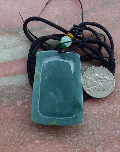 Certified Hand Carved Natural Myanmar Burma Green A Jade jadeite Thousand Hand Guanyin Kwan Yin God Pendant Necklace