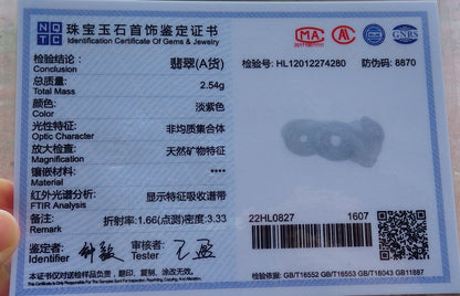 Small Certified Hand Carved Icy Green Natural Myanmar Burma A Jade Jadeite Zodiac Snake Pendant Necklace