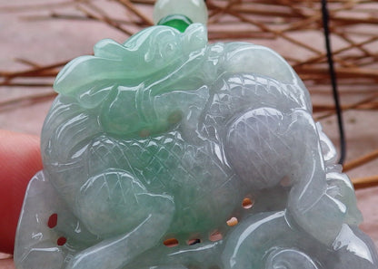 Certified Hand Carved Green Natural Burma A JADE Jadeite 10 PCS