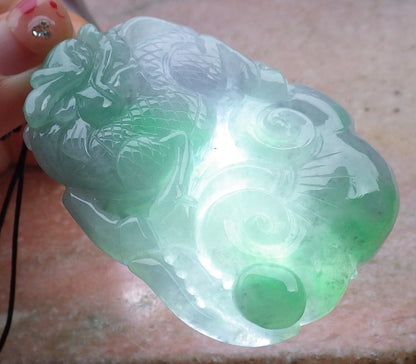 Certified Hand Carved Green Natural Burma A JADE Jadeite 10 PCS