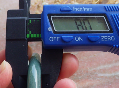 Certified Hand Carved Green 100% Natural Myanmar Burma A JADE Circle Jadeite Bracelet Bangle 54mm