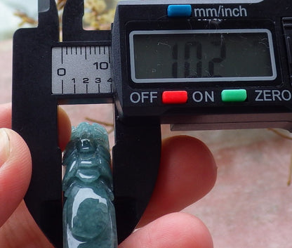 57mm Certified Hand Carved Green Natural Grade A JADE Jadeite Phoenix Flower Bangle Bracelet