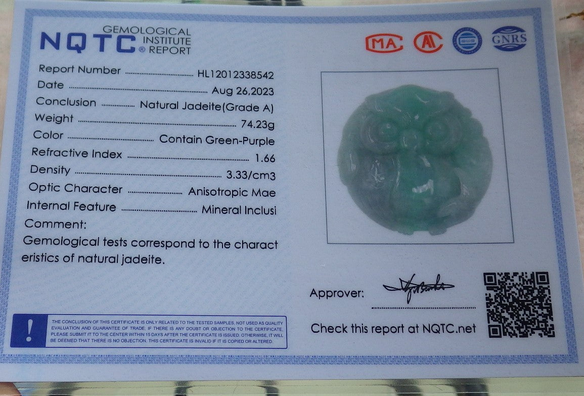 Certified Hand Carved Green Natural Burma A JADE Jadeite 10 PCS