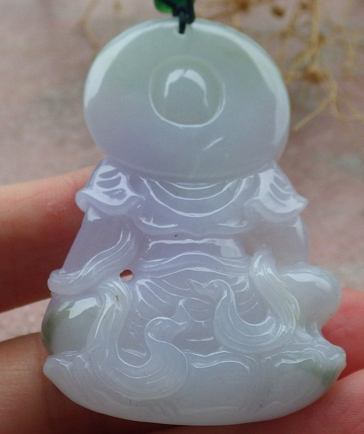 Certified Hand Carved Natural Myanmar Burma A Jade jadeite Pendant Necklace 3 item