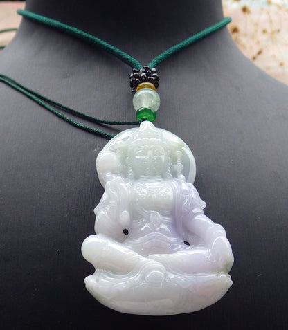Certified Hand Carved Natural Myanmar Burma A Jade jadeite Pendant Necklace 3 item