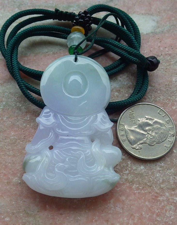 Certified Hand Carved Natural Myanmar Burma A Jade jadeite Pendant Necklace 3 item