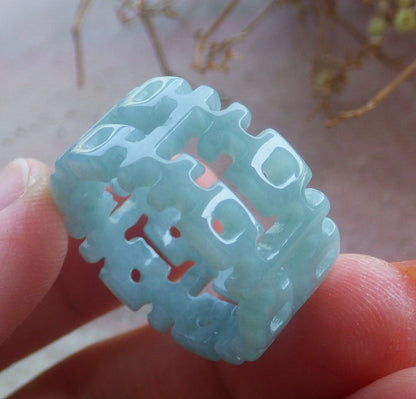 Certified Hand Carved Natural A Jade jadeite 3 item
