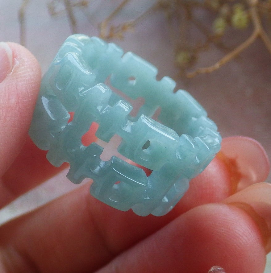 Certified Hand Carved Natural A Jade jadeite 3 item