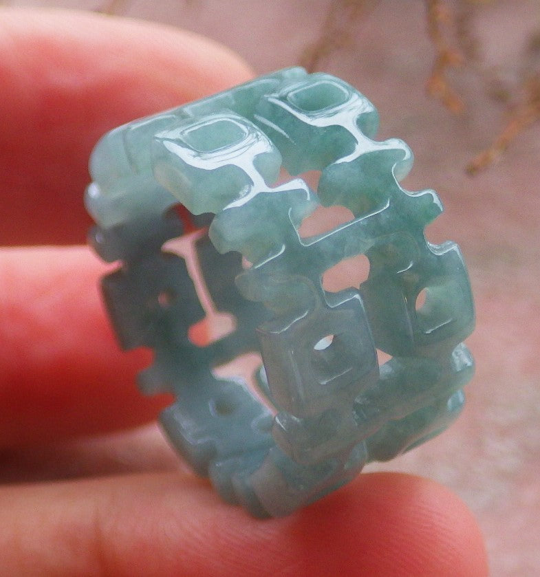 Certified Hand Carved Natural A Jade jadeite 3 item
