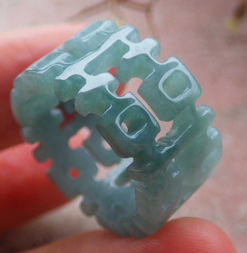 Certified Hand Carved Natural A Jade jadeite 3 item