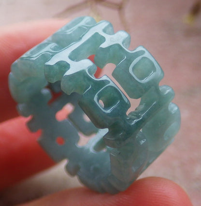 Certified Hand Carved Natural A Jade jadeite 3 item