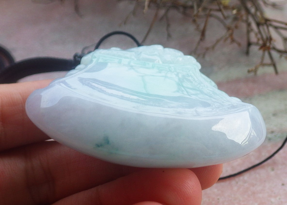Certified Hand Carved Green Natural Burma A JADE Jadeite 10 PCS
