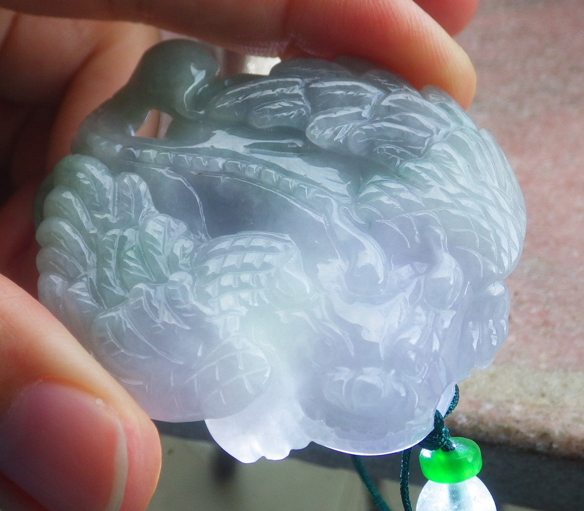 Certified Hand Carved Green Natural Burma A JADE Jadeite 10 PCS