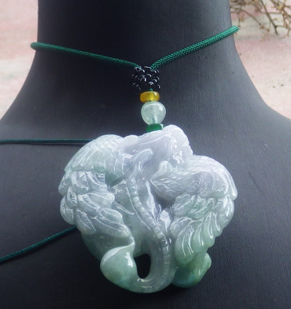 Certified Hand Carved Green Natural Burma A JADE Jadeite 10 PCS