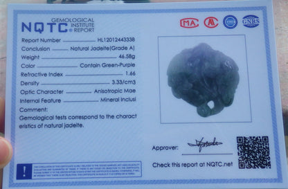 Certified Hand Carved Green Natural Burma A JADE Jadeite 10 PCS