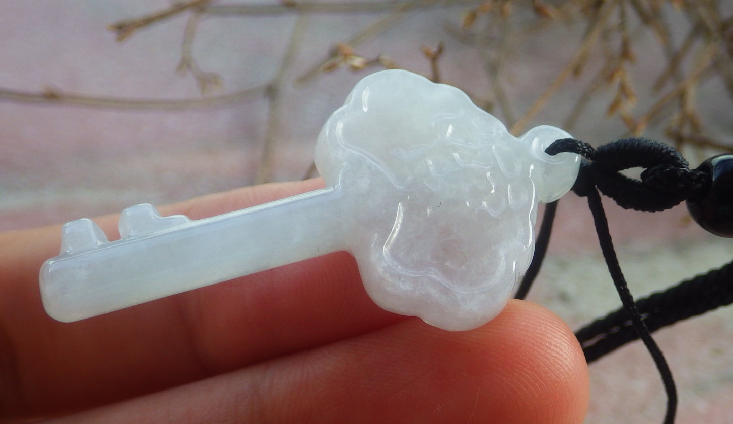 Certified Hand Carved Natural A Jade jadeite 3 item
