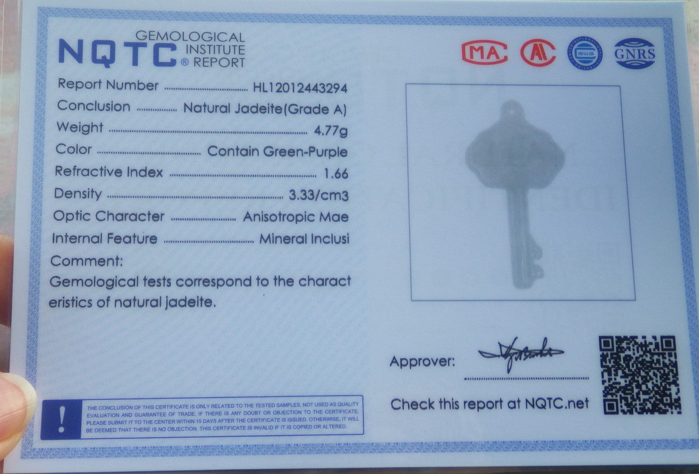 Certified Hand Carved Natural A Jade jadeite 3 item