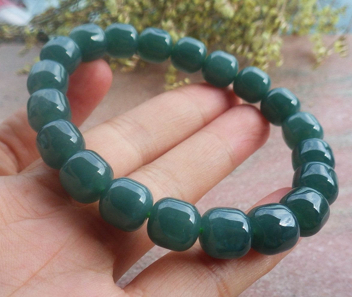 Certified Hand Carved Natural Green Myanmar Burma A Jade jadeite Dragon Pi Xiu Ruyi Bat Lotus Flower Pendant Necklace