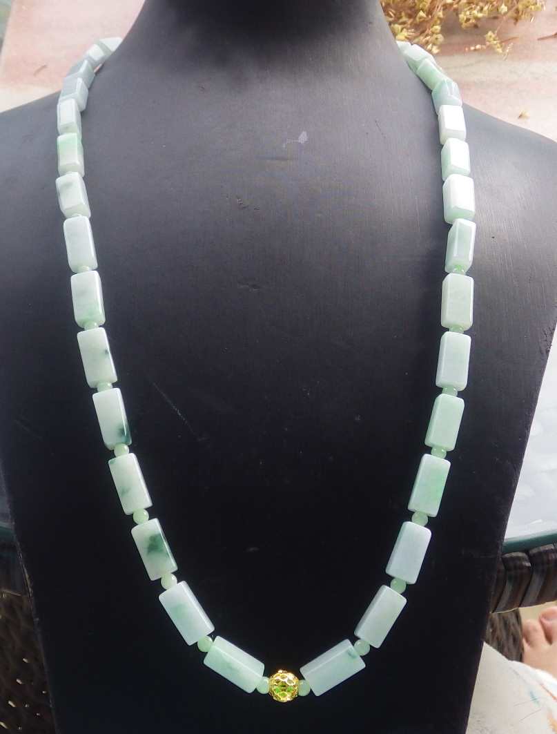 Certified Hand Carved Green Natural Burma A Jade Jadeite 3 pcs