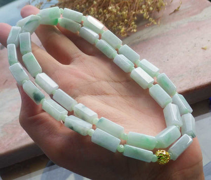 Certified Hand Carved Green Natural Burma A Jade Jadeite 3 pcs
